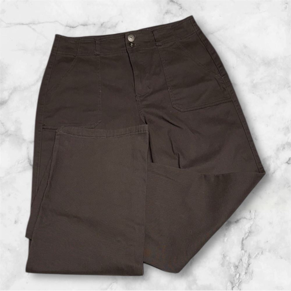 Re generation by celebrity pink Dark Brown relaxed straight Pants size 11/30
